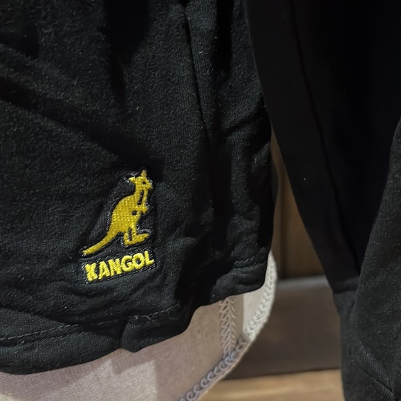 Kangol black long sleeve with rainbow striped sleeves - Picture 2 of 10